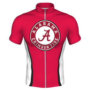 Alabama Crimson Tide Cycling Jersey (Customizable)-cycling jersey-Outdoor Good Store