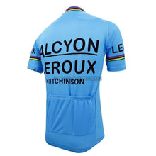 Alcyon Leroux Blue Retro Cycling Jersey-cycling jersey-Outdoor Good Store