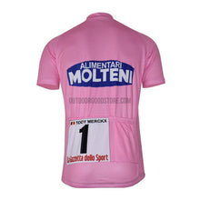 Alimentari Molteni Pink Retro Cycling Jersey-cycling jersey-Outdoor Good Store