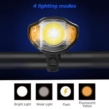All-in-One Cycling LED Light, Horn, Speedometer Unit-Bicycle Light-Outdoor Good Store