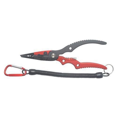 Aluminum Fishing Pliers Split Ring Cutters Holder Tackle with Sheath & –  Outdoor Good Store