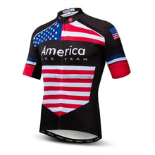 America USA Bike Team Cycling Jersey-cycling jersey-Outdoor Good Store
