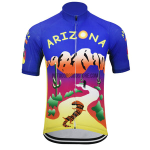 Arizona Blue Cycling Jersey-cycling jersey-Outdoor Good Store