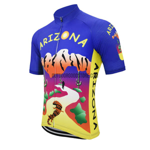 Arizona Blue Cycling Jersey-cycling jersey-Outdoor Good Store
