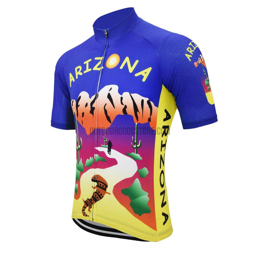 Arizona Blue Cycling Jersey-cycling jersey-Outdoor Good Store