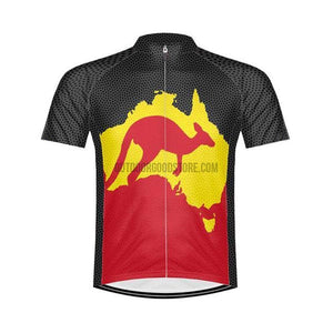 Australia Kangeroo Retro Cycling Jersey-cycling jersey-Outdoor Good Store