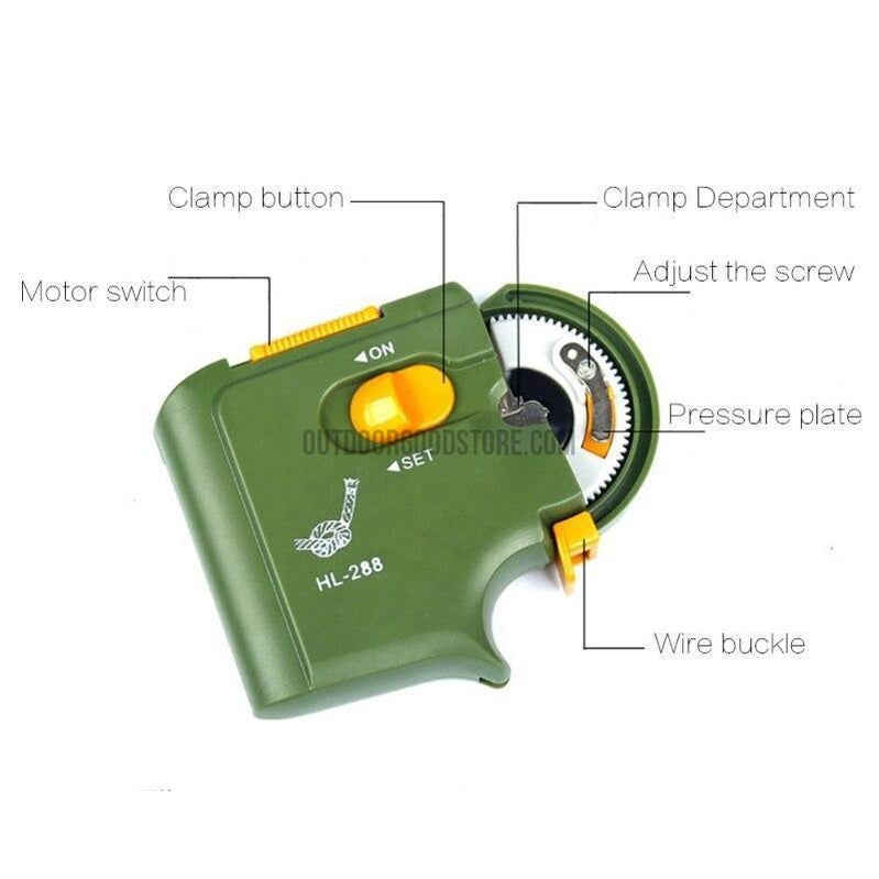 Electric Fishing Hook Tier Machine Portable Automatic Fishhook