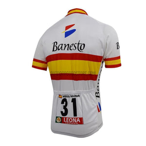 Banesto Spain World Championship 1995 Retro Cycling Jersey-cycling jersey-Outdoor Good Store