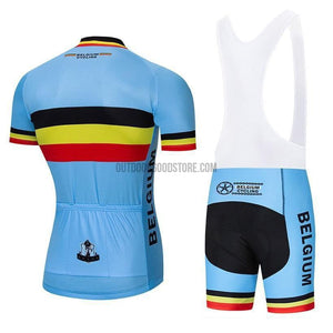 Belgium Cycling Pro Retro Short Cycling Jersey Kit-cycling jersey-Outdoor Good Store