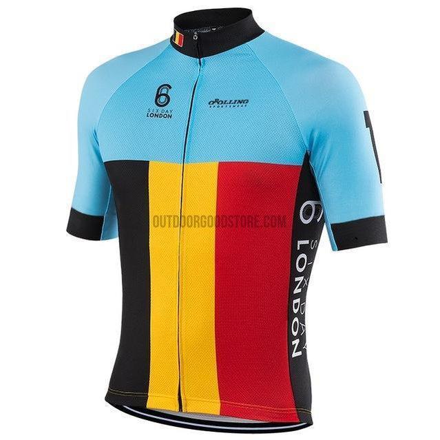 Belgium Retro Cycling Jersey-cycling jersey-Outdoor Good Store