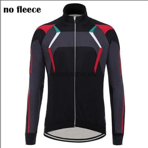 Black Italy Long Cycling Jersey-cycling jersey-Outdoor Good Store