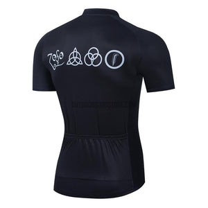 Black Retro Cycling Jersey-cycling jersey-Outdoor Good Store