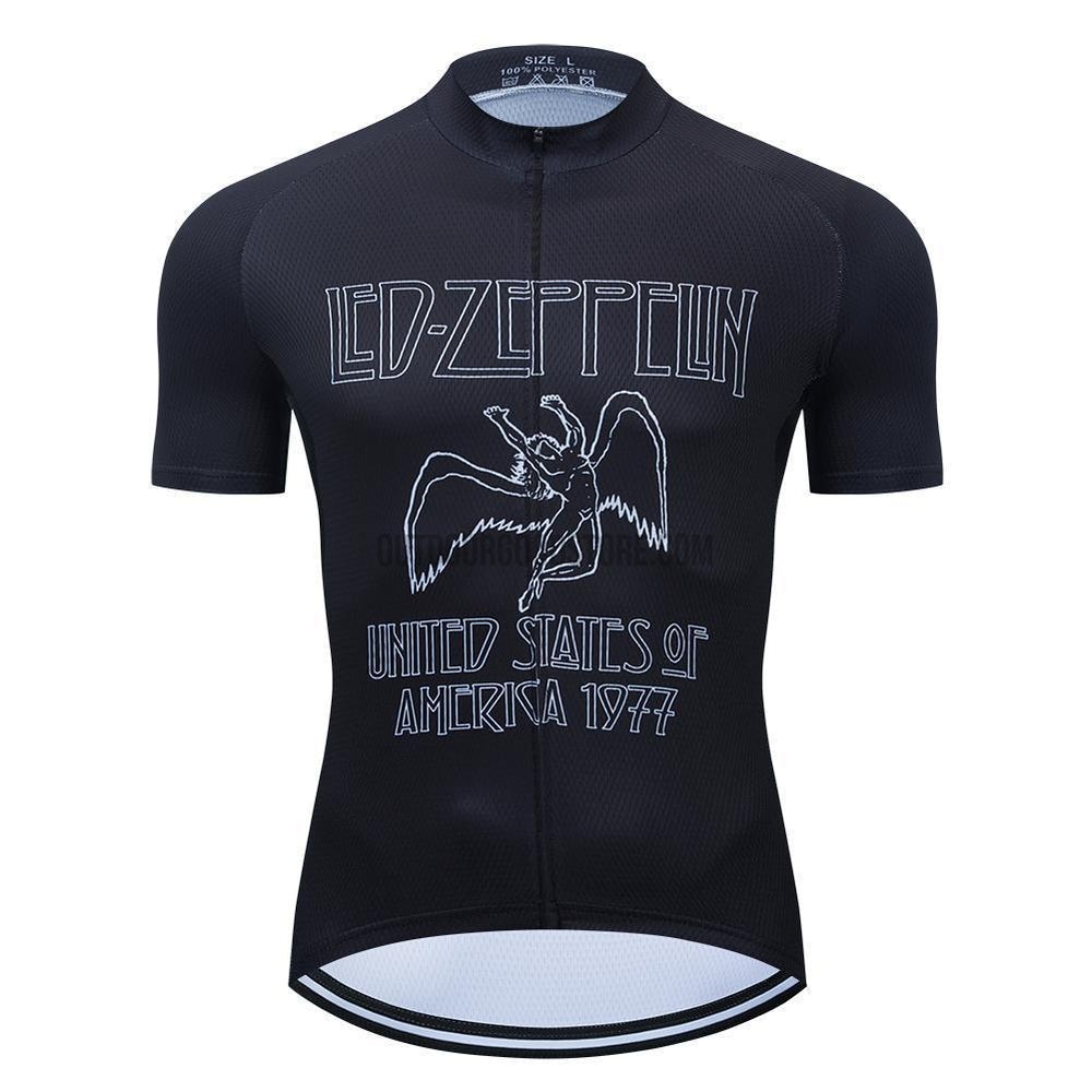 Black Retro Cycling Jersey-cycling jersey-Outdoor Good Store