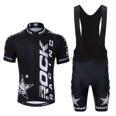 Black Rock Racing Retro Short Cycling Jersey Kit-cycling jersey-Outdoor Good Store