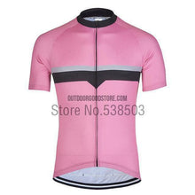 Black Striped Retro Cycling Short Jersey-cycling jersey-Outdoor Good Store