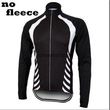 Black White Long Sleeve Cycling Jersey-cycling jersey-Outdoor Good Store