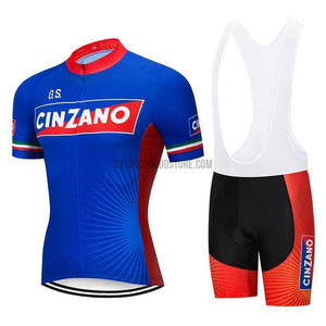 Blue Cycling Pro Retro Short Cycling Jersey Kit-cycling jersey-Outdoor Good Store