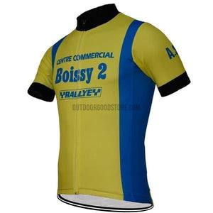 Boissy 2 Ralley Retro Cycling Jersey-cycling jersey-Outdoor Good Store