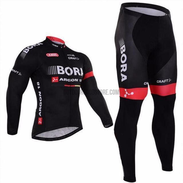 Bora Retro Cycling Long Jersey Kit-cycling jersey-Outdoor Good Store