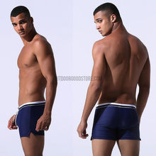 Boxer Brief Swim Shorts Solid Colors with Pocket-Body Suits-Outdoor Good Store