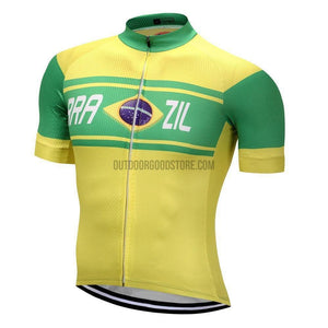 Brazil Brasil Cycling Jersey-cycling jersey-Outdoor Good Store