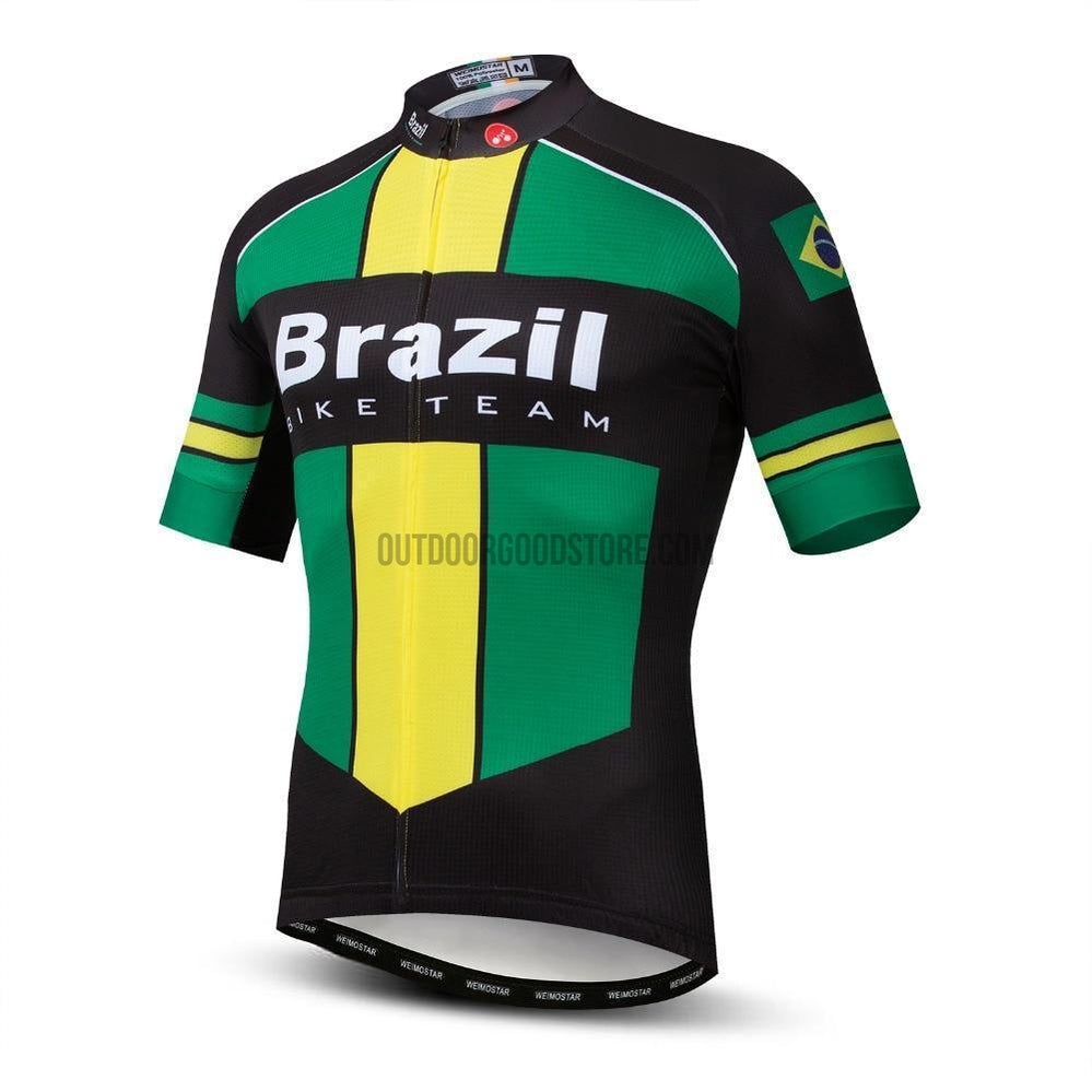 Brazil Cycling Jersey-cycling jersey-Outdoor Good Store