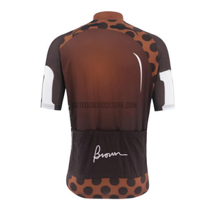 Brown M&M Retro Cycling Jersey-cycling jersey-Outdoor Good Store