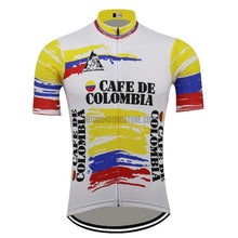 Cafe De Colombia Retro Cycling Jersey-cycling jersey-Outdoor Good Store
