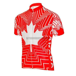 Canada Retro Cycling Jersey-cycling jersey-Outdoor Good Store