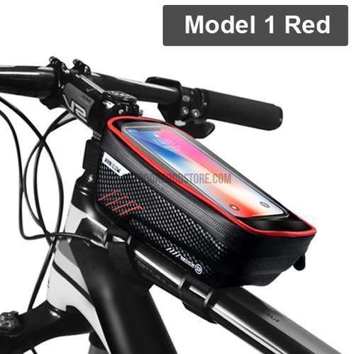 Cellphone Frame Mount Cycling Bag Storage Up To 6.5