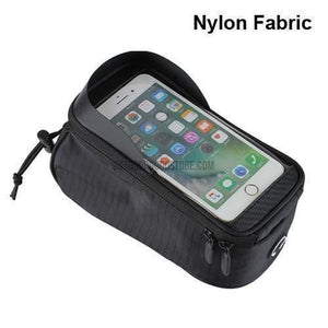 Phone Bag - Grey fabric mobile phone holder