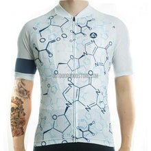 Chemistry Molecules Retro Cycling Jersey-cycling jersey-Outdoor Good Store
