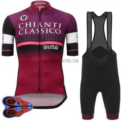 Chianti Classico Retro Short Cycling Jersey Kit-cycling jersey-Outdoor Good Store