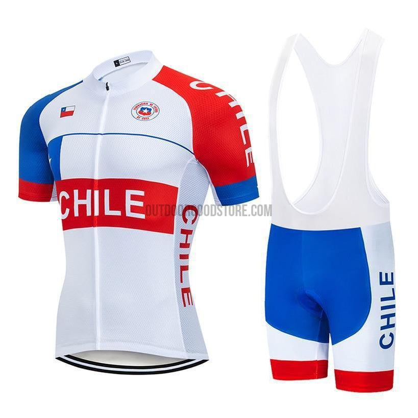 Chile Pro Retro Short Cycling Jersey Kit-cycling jersey-Outdoor Good Store