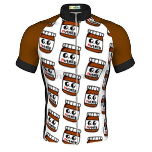 Chocolate Nutella Retro Cycling Jersey-cycling jersey-Outdoor Good Store