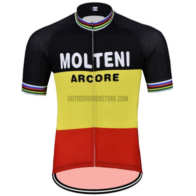 Classic Molteni Arcore Retro Cycling Jersey-cycling jersey-Outdoor Good Store
