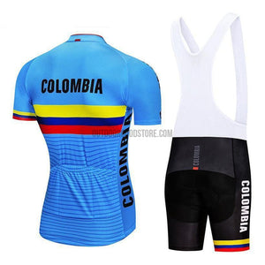 Colombia Pro Retro Short Cycling Jersey Kit-cycling jersey-Outdoor Good Store