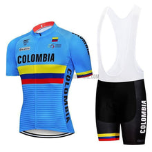 Colombia Pro Retro Short Cycling Jersey Kit-cycling jersey-Outdoor Good Store