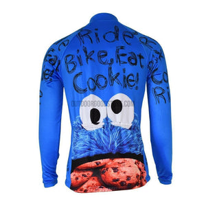 Cookie Monster Long Cycling Jersey-cycling jersey-Outdoor Good Store