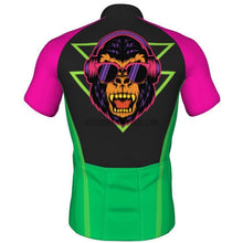 Cool Electro Music Gorilla Cycling Jersey (Customizable)-cycling jersey-Outdoor Good Store