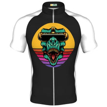 Cool T-Rex Dinosaur Monster Cycling Jersey (Customizable)-cycling jersey-Outdoor Good Store