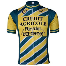 Credit Agriocole Reydel Delcroix Retro Cycling Jersey-cycling jersey-Outdoor Good Store