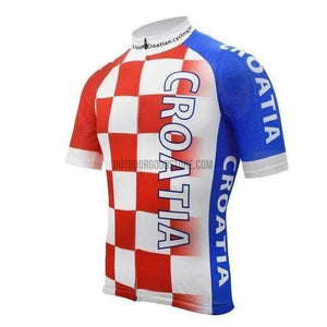 Croatia Cycling Jerey Bib Shorts Kit-cycling jersey-Outdoor Good Store