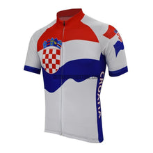 Croatia Flag Country Retro Cycling Jersey-cycling jersey-Outdoor Good Store