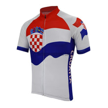 Croatia Flag Country Retro Cycling Jersey-cycling jersey-Outdoor Good Store