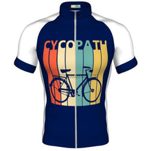 Cycopath V2 Funny Bike Retro Cycling Jersey (Customizable)-cycling jersey-Outdoor Good Store