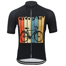 Cycopath V2 Funny Bike Retro Cycling Jersey (Customizable)-cycling jersey-Outdoor Good Store