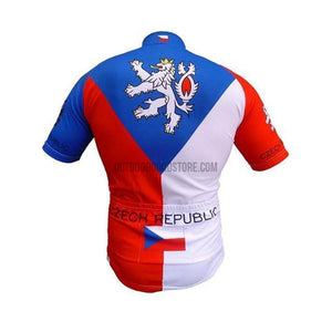 Czech Republic Retro Cycling Jersey-cycling jersey-Outdoor Good Store