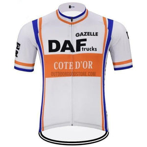 DAF Trucks Cote D'Or Retro Cycling Jersey-cycling jersey-Outdoor Good Store