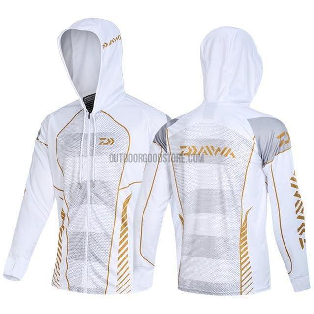 DAIWA Hooded Full Zip Fishing Jersey V1-Fishing Clothings-Outdoor Good Store